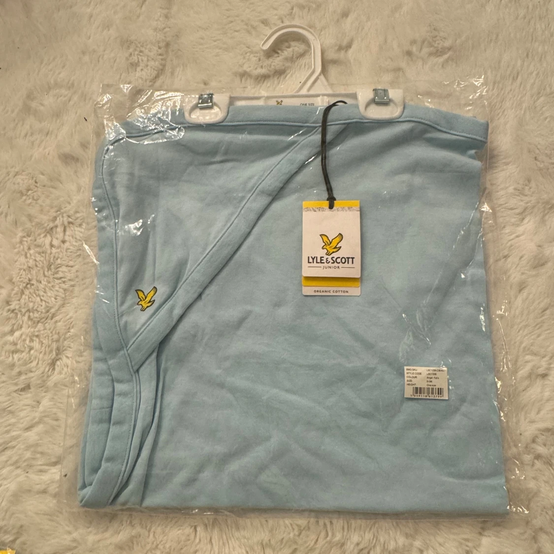 Ljusblå babyfilt från Lyle & Scott - 1