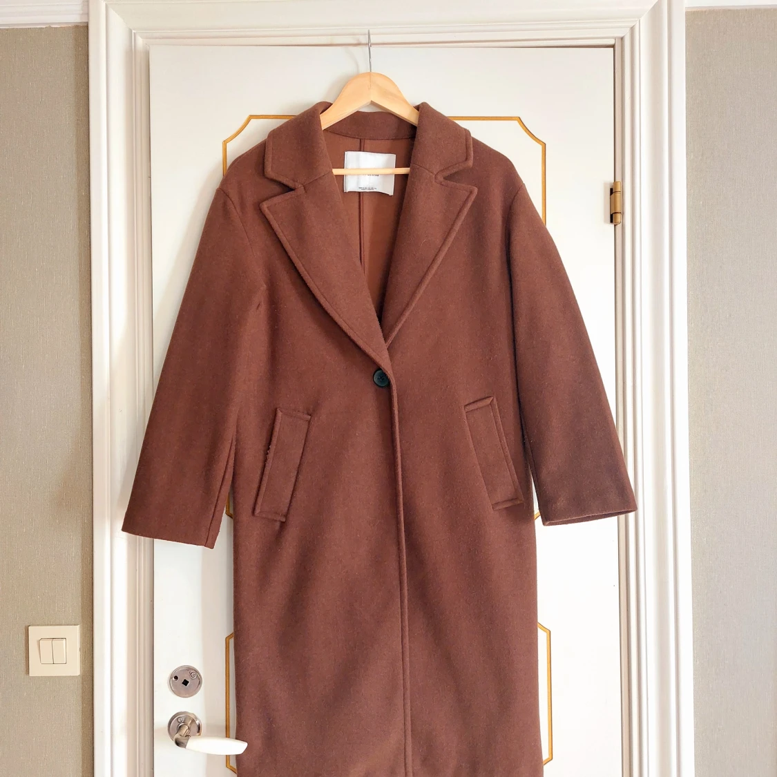 Brun kappa från Bershka XS