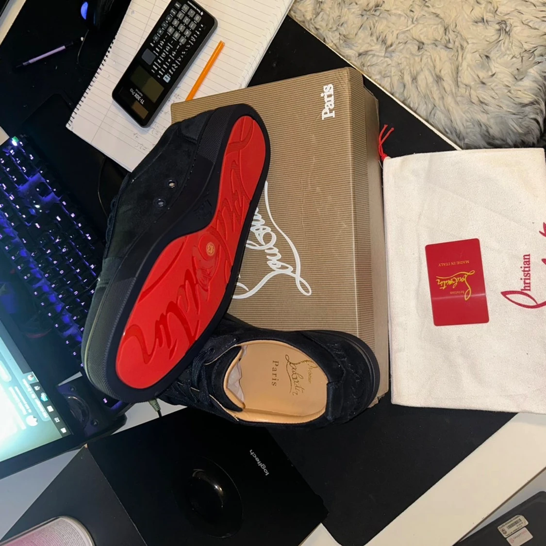 Svarta sneakers från Christian Louboutin - 2