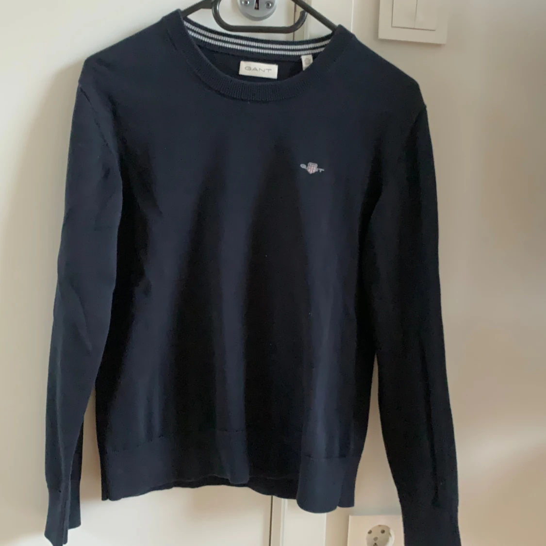 Mörkblå bomullströja från GANT
