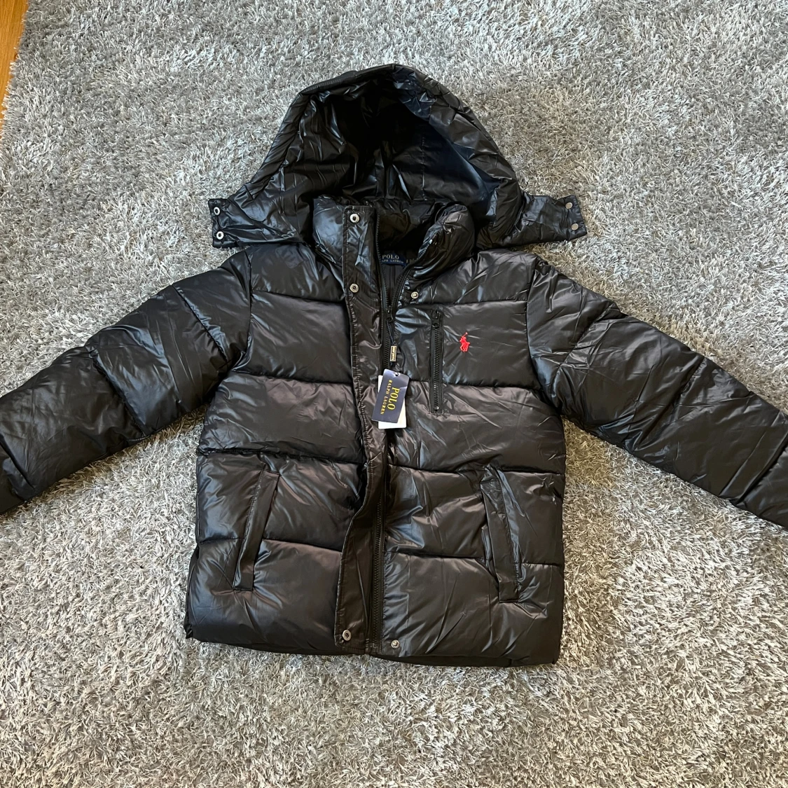 Svart pufferjacka från Polo Ralph Lauren