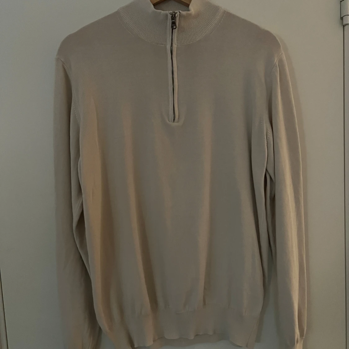 Beige half zip-tröja Oscar Jacobson