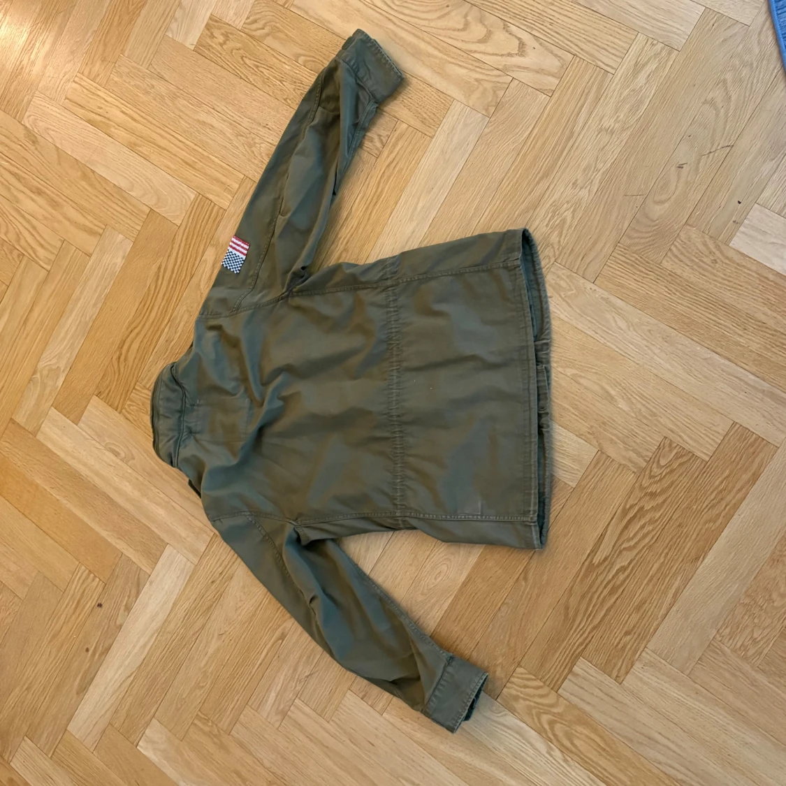 Olivgrön parkajacka från Ralph Lauren/denim supply - 1