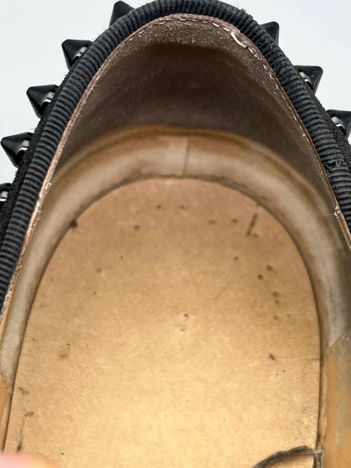 Christian Louboutin Pik Boat Spikes Sneaker Svart - 6