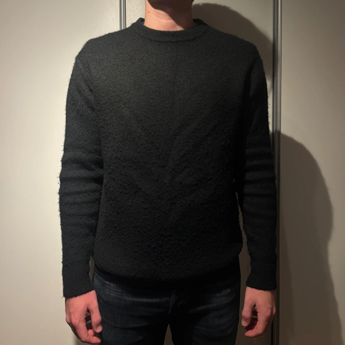 Svart stickad tröja från Zara