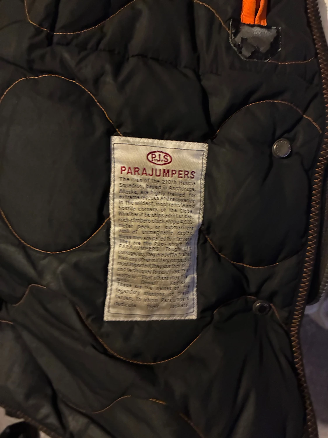 Svart Parajumpers parkajacka L - 3