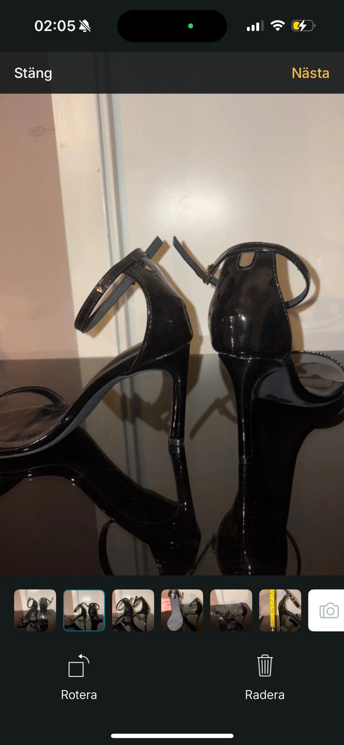 Svarta klackar-shein