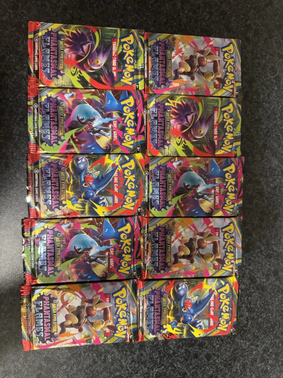 Pokémon x10 booster packs
