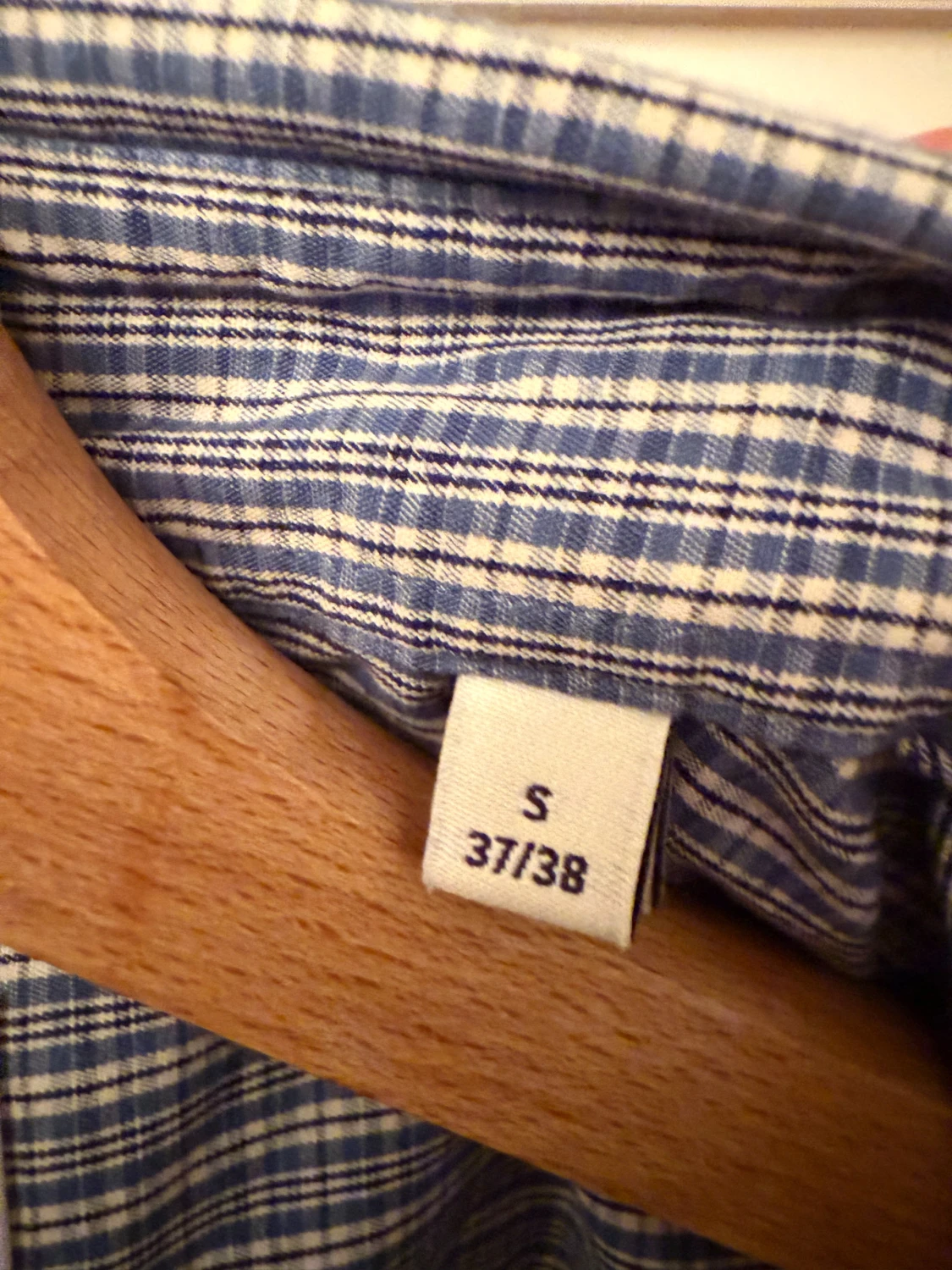 Blårutig skjorta från Gant - 4