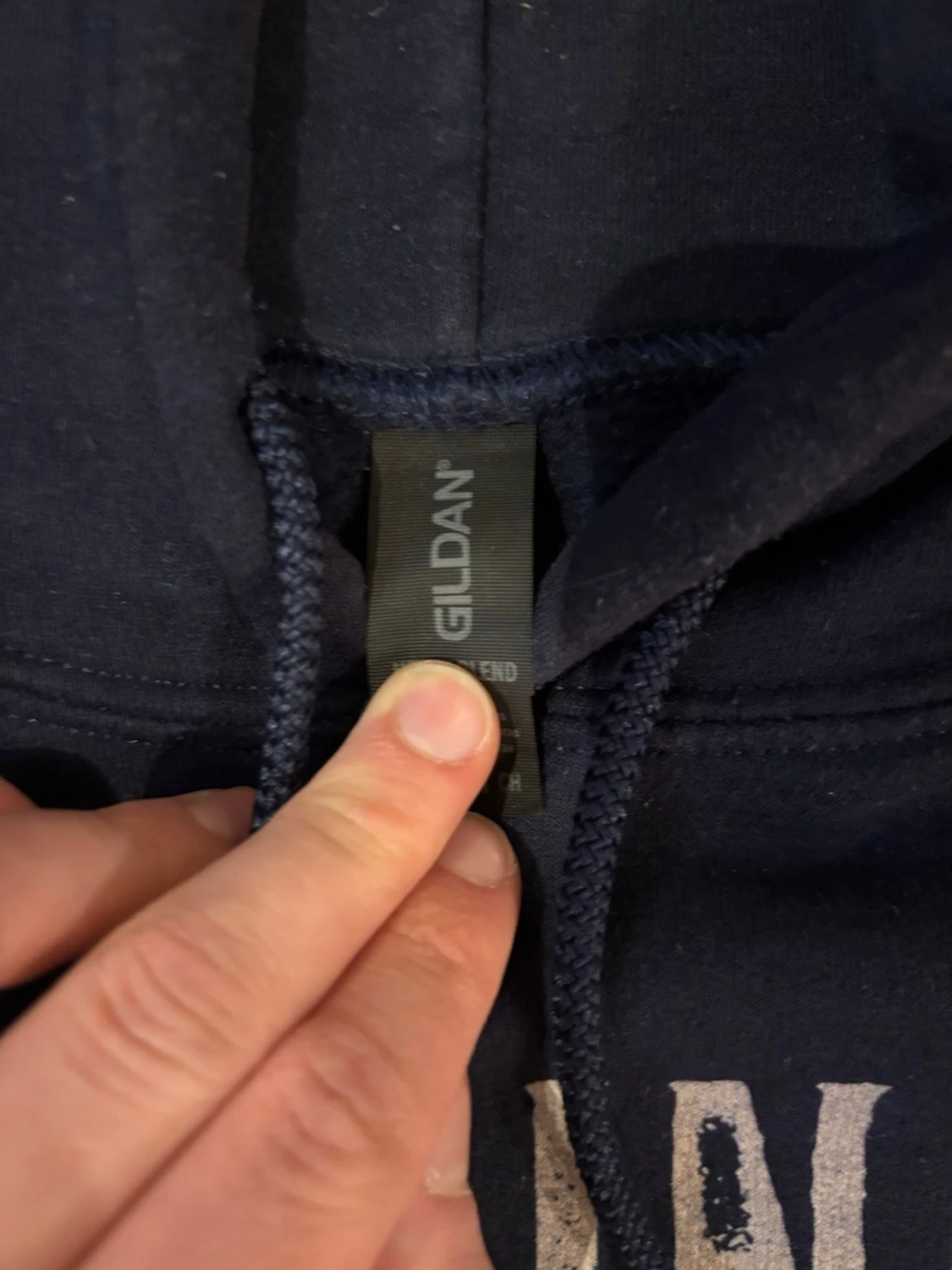 Original hoodie mörkblå  - 4