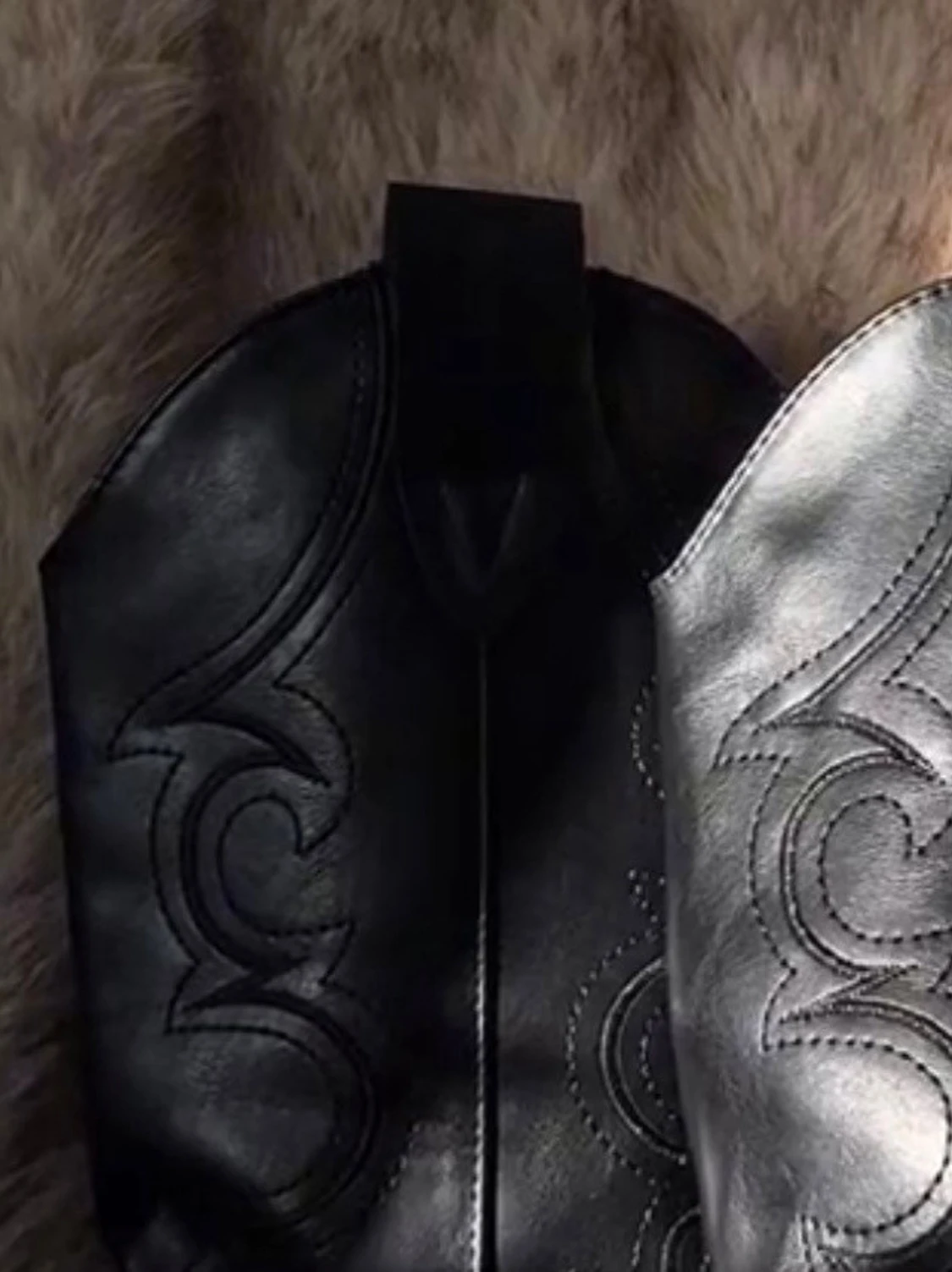 Svarta cowboy boots  - 1