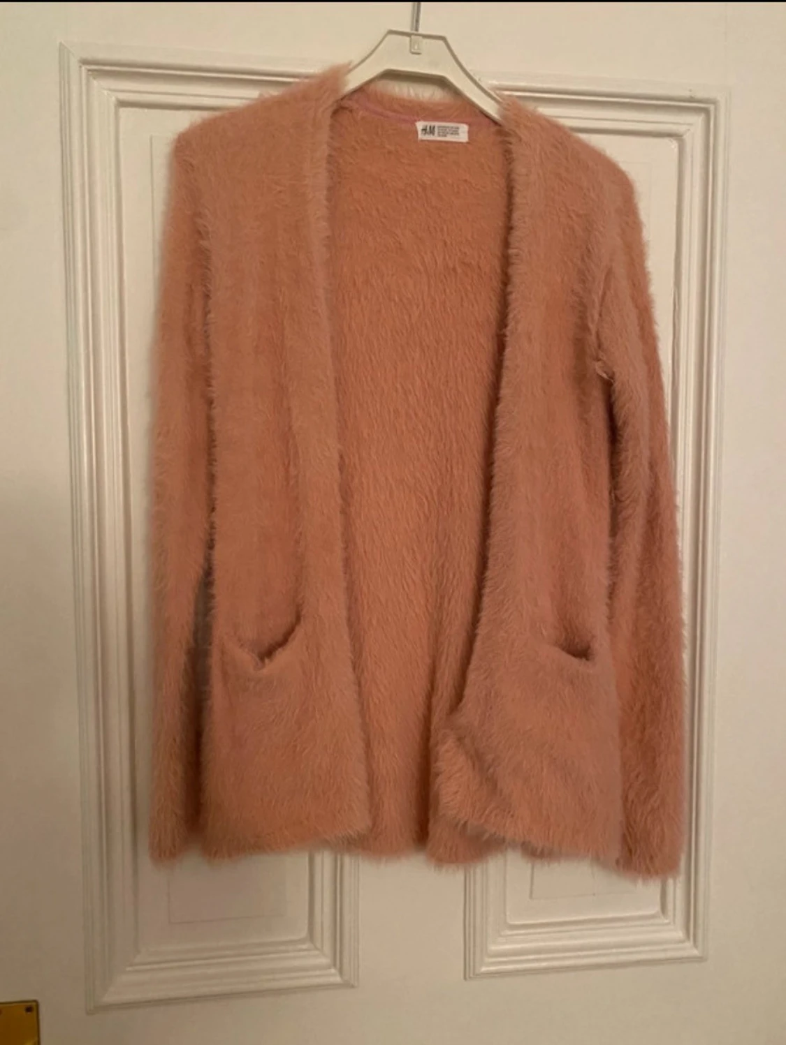 Rosa teddyjacka från H&M