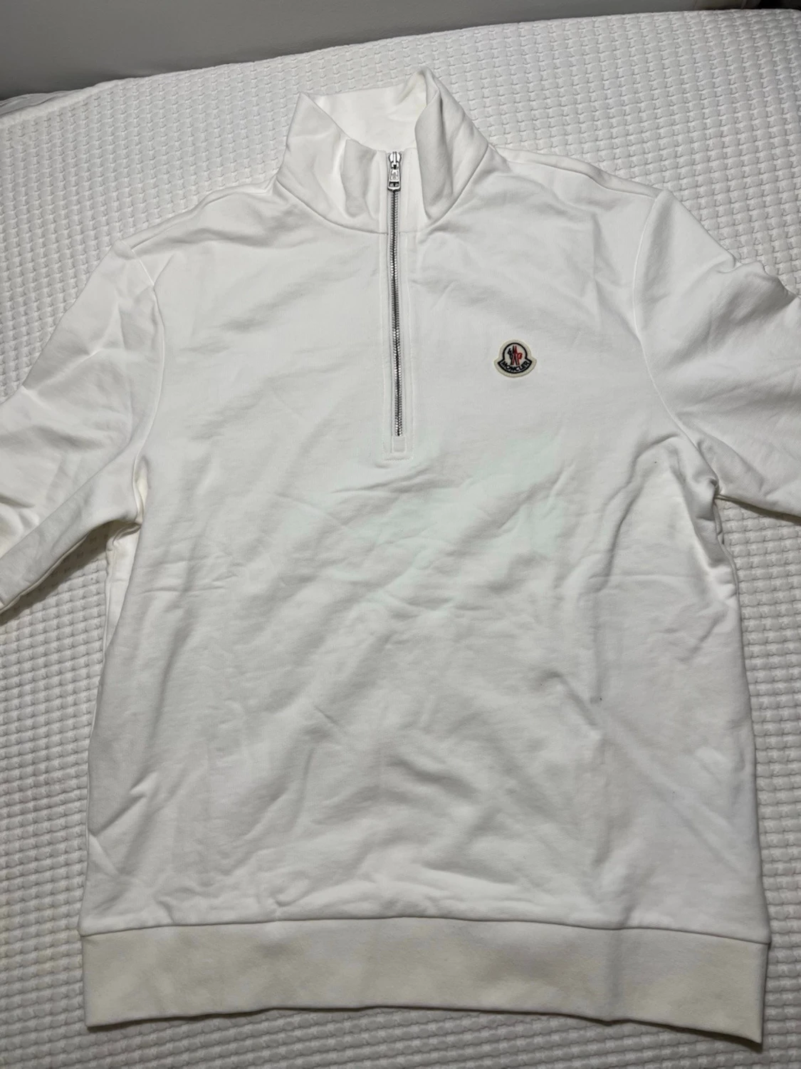 Moncler Quarter Zip Sweatshirt