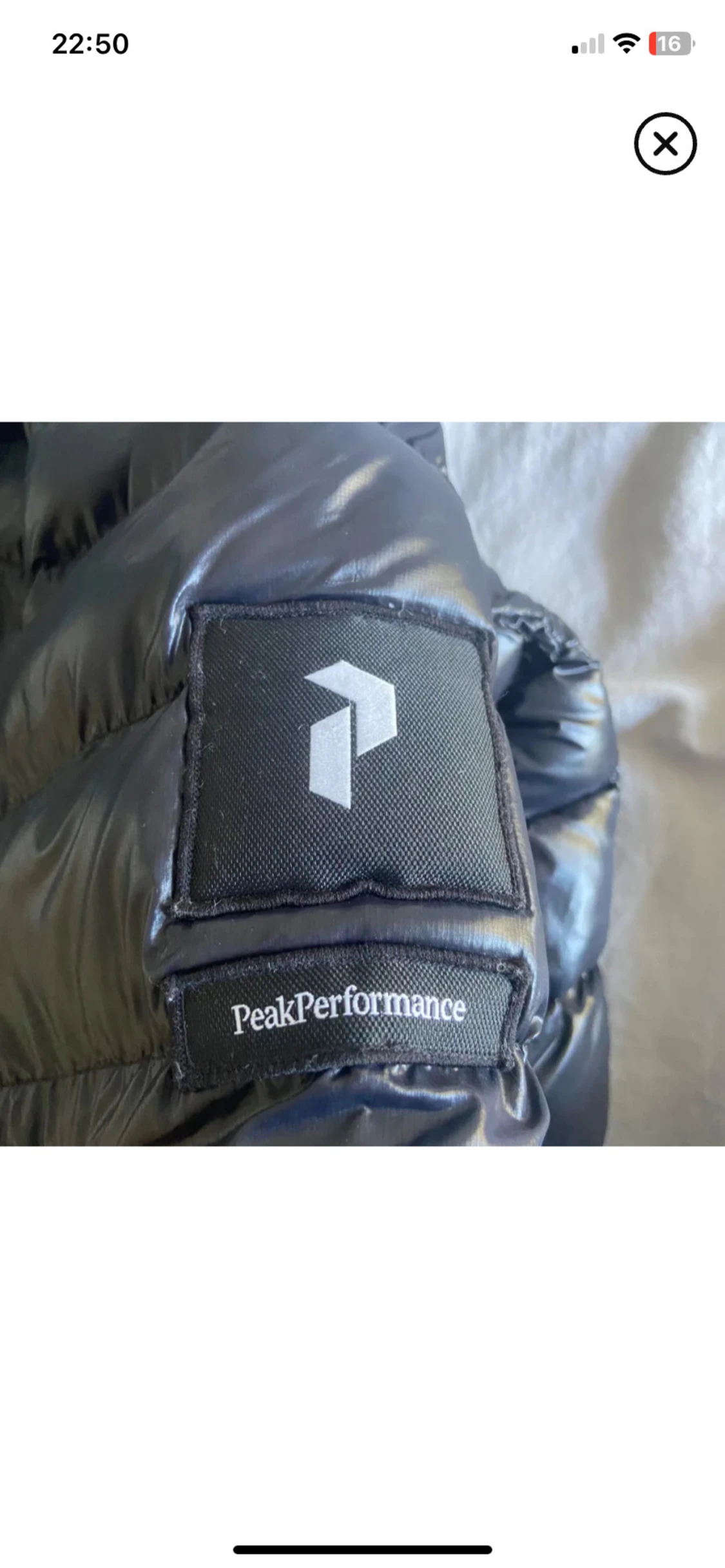 Svart pufferjacka Peak Performance - 1