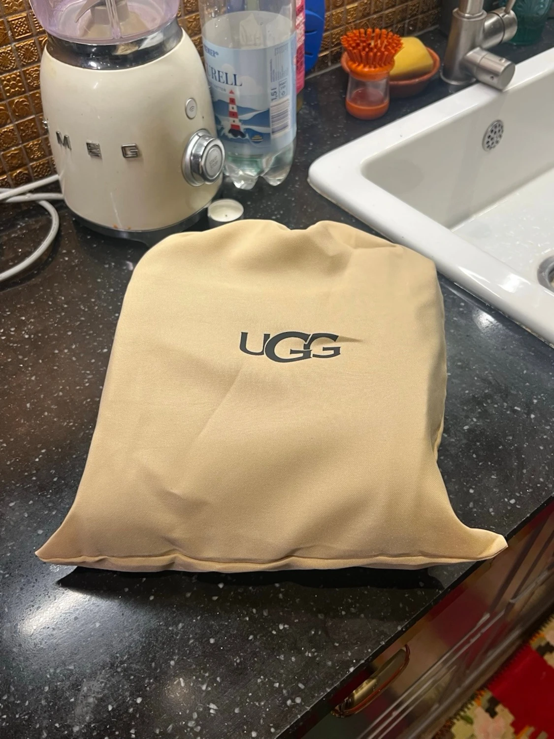 Grå UGG boots med pälsfoder - 3