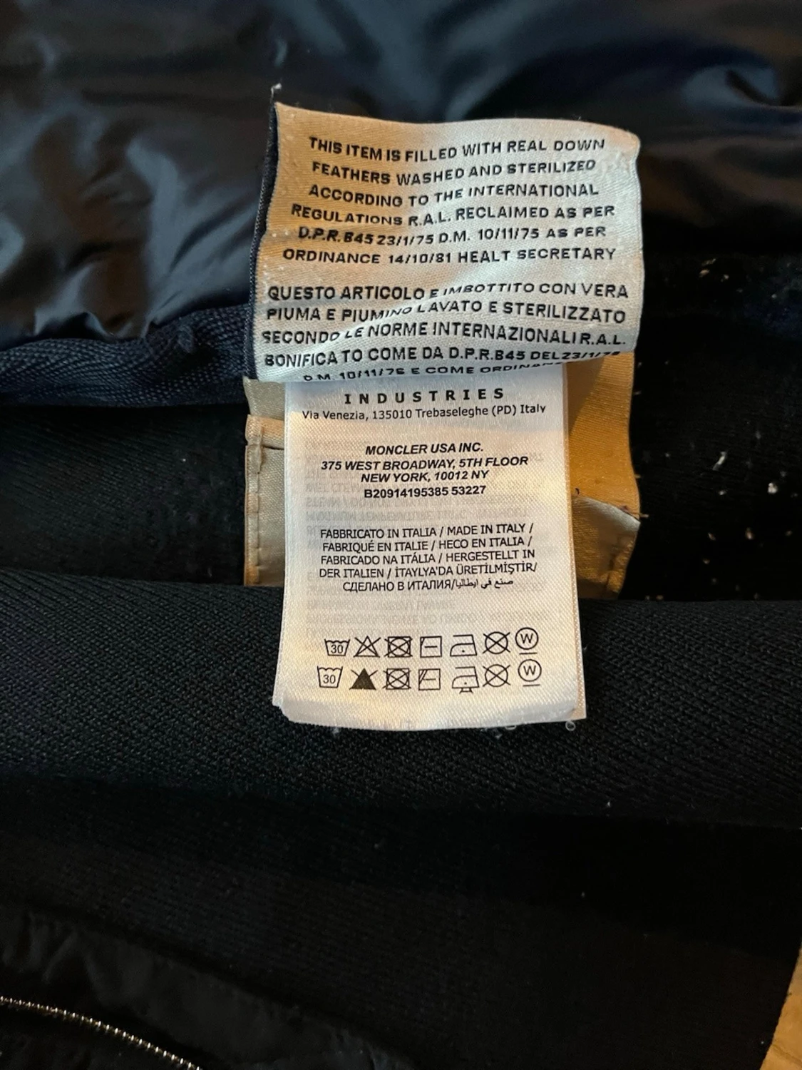 Mörk Blå Moncler Cardigan  - 3