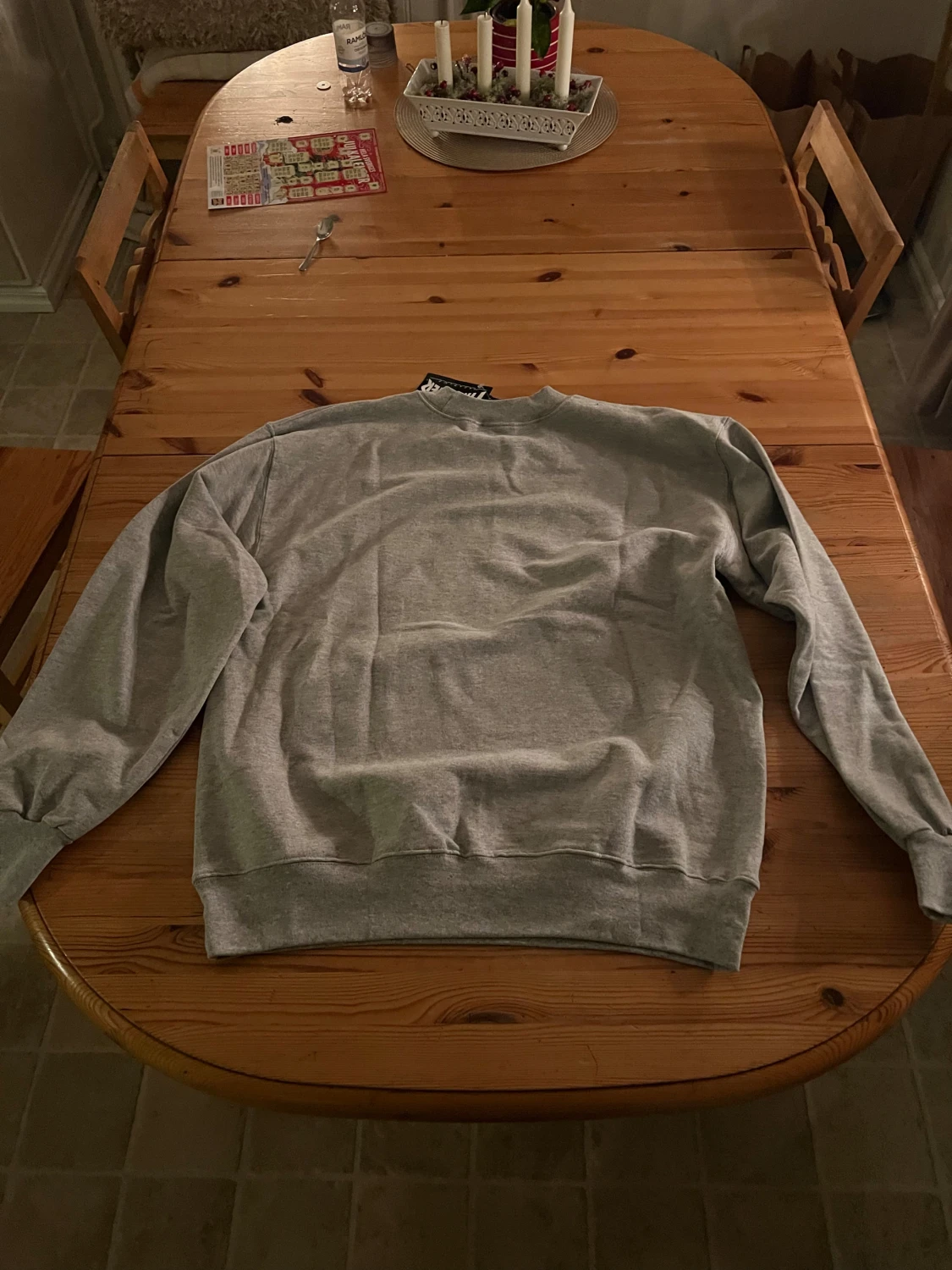 Grå Thrasher sweatshirt. (GE PRISFÖRSLAG) - 1