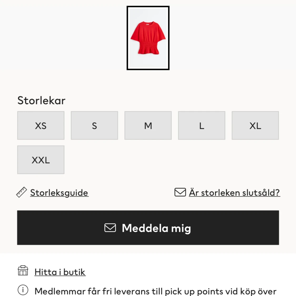 Smockad topp H&M - 91