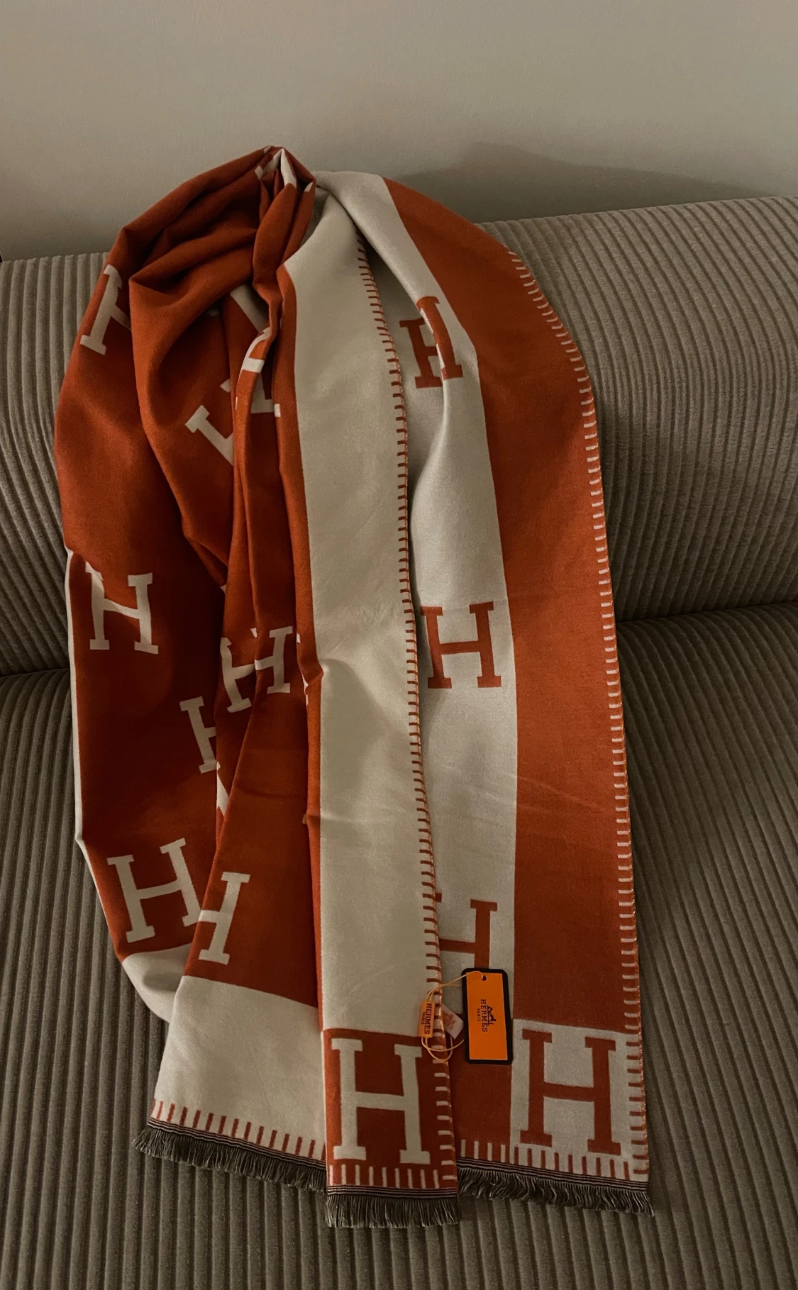  orange-vit  sjal - 4