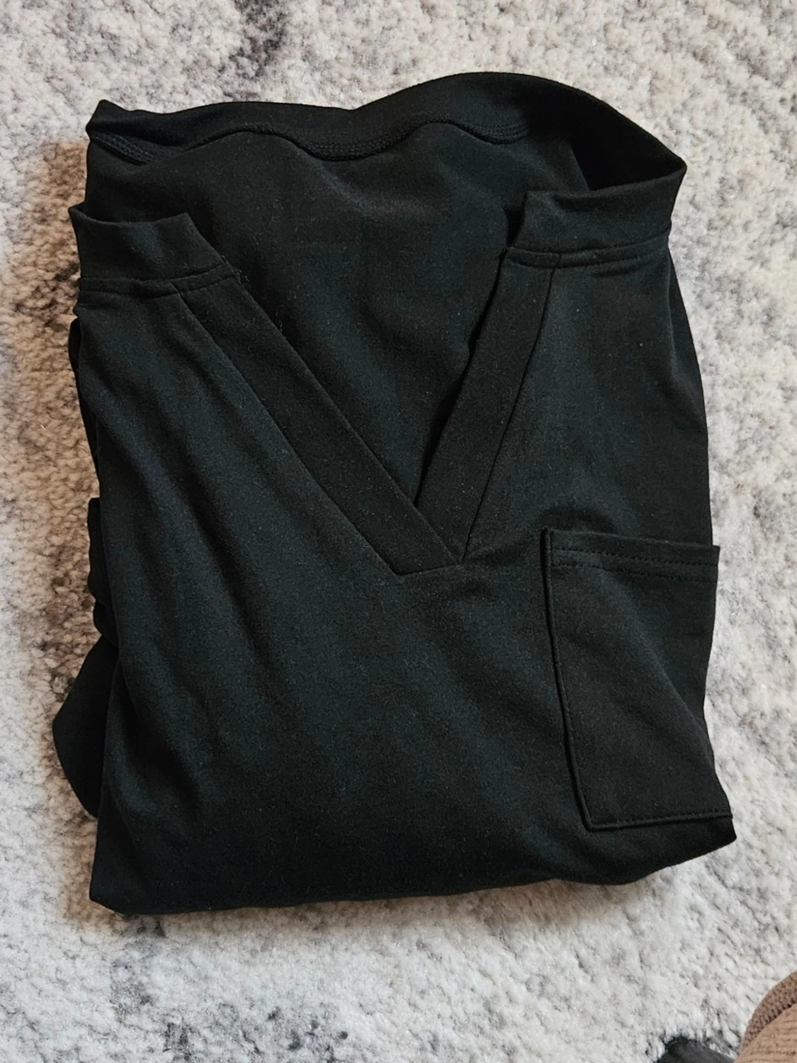 Svart långärmad topp - 1