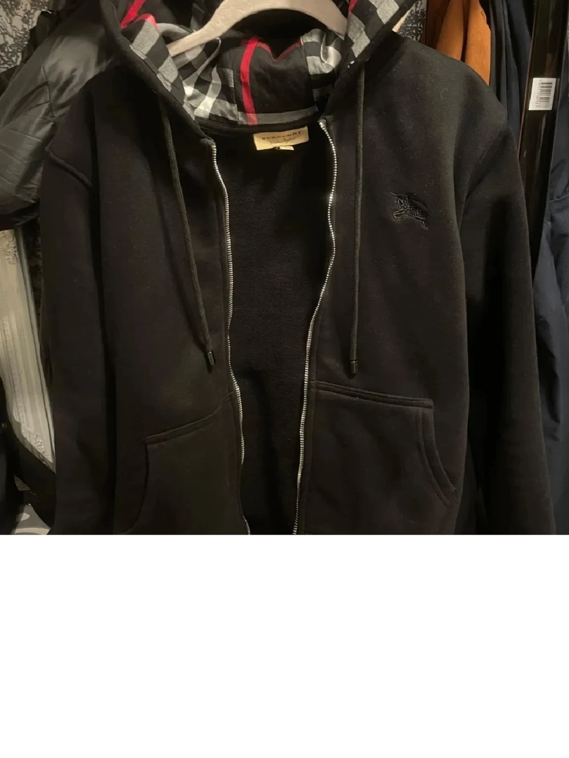 Burberry svart hoodie