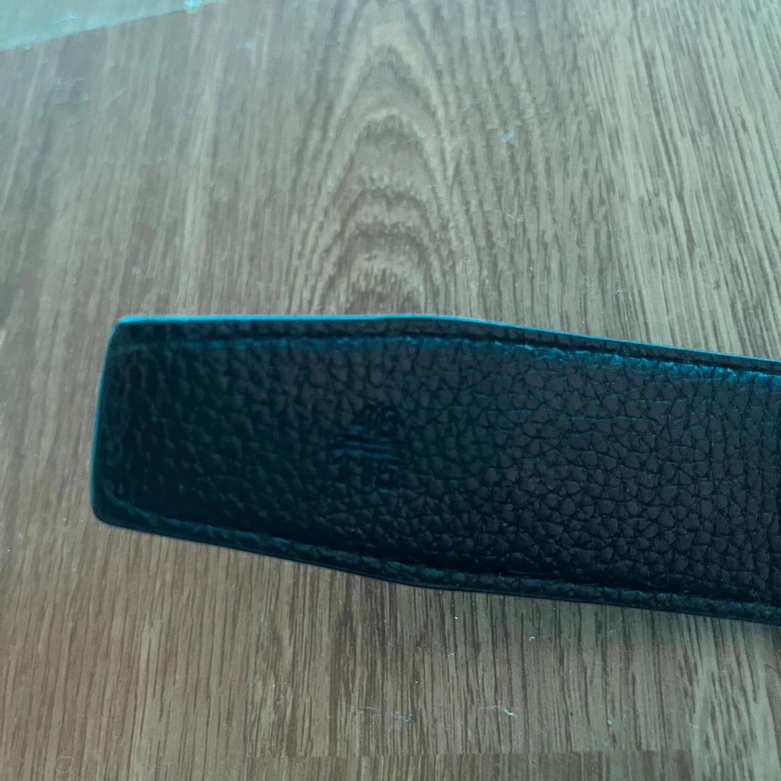 Blått skärp med H-spänne i silver - 4