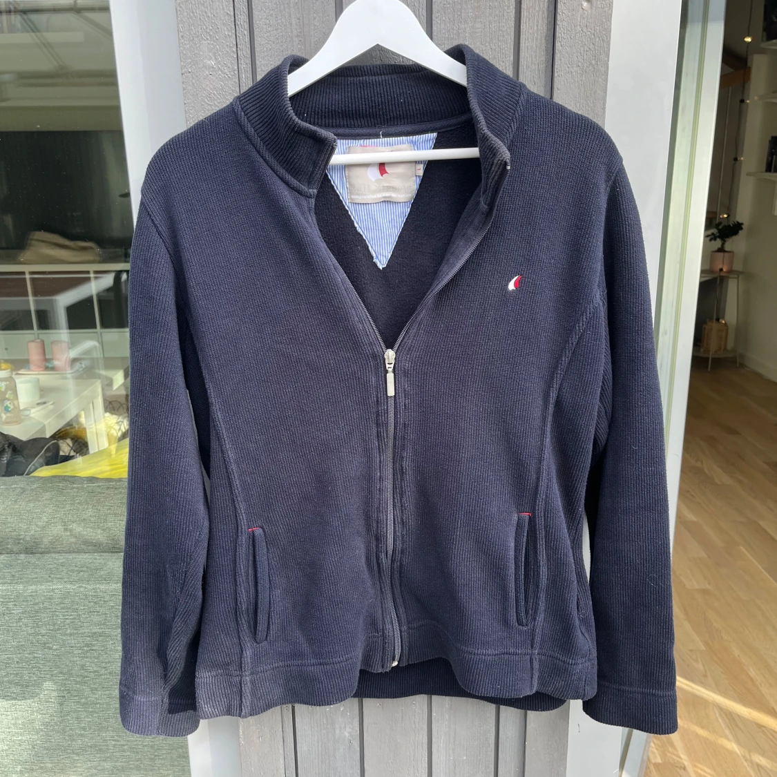 Mörkblå cardigan jacka Sail Xtreme