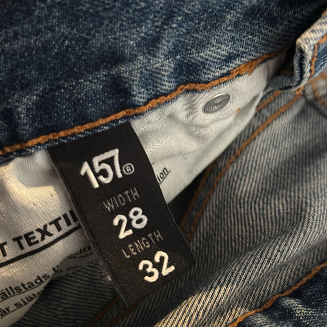 Blå jeans från 157 New Classic W28 L32 - 2