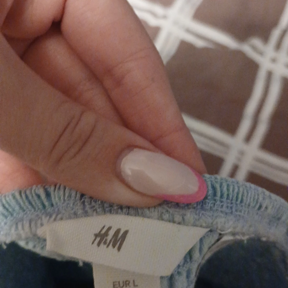 Ljusblå volangkjol från H&M - 2