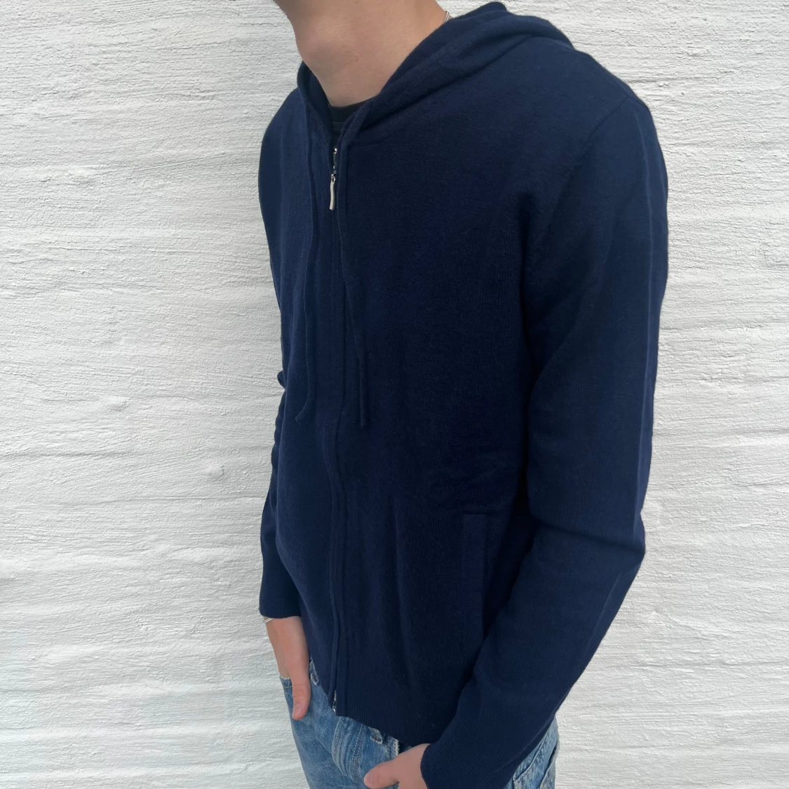 Kashmir & Merino Zip Hoodie  - 1