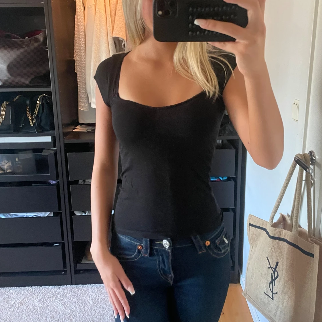 Svart Nelly topp