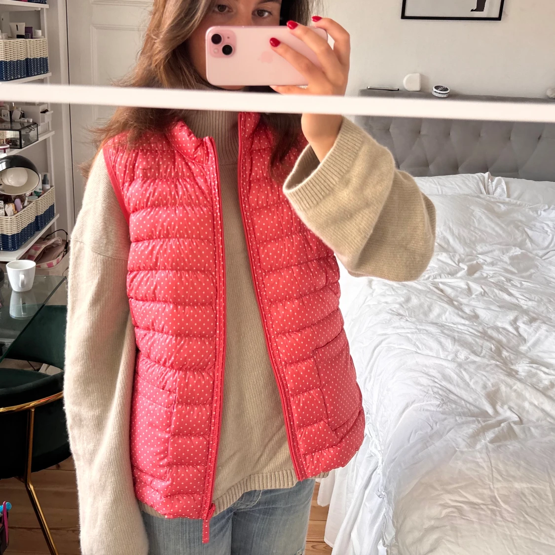 Prickig dunväst!  - 1