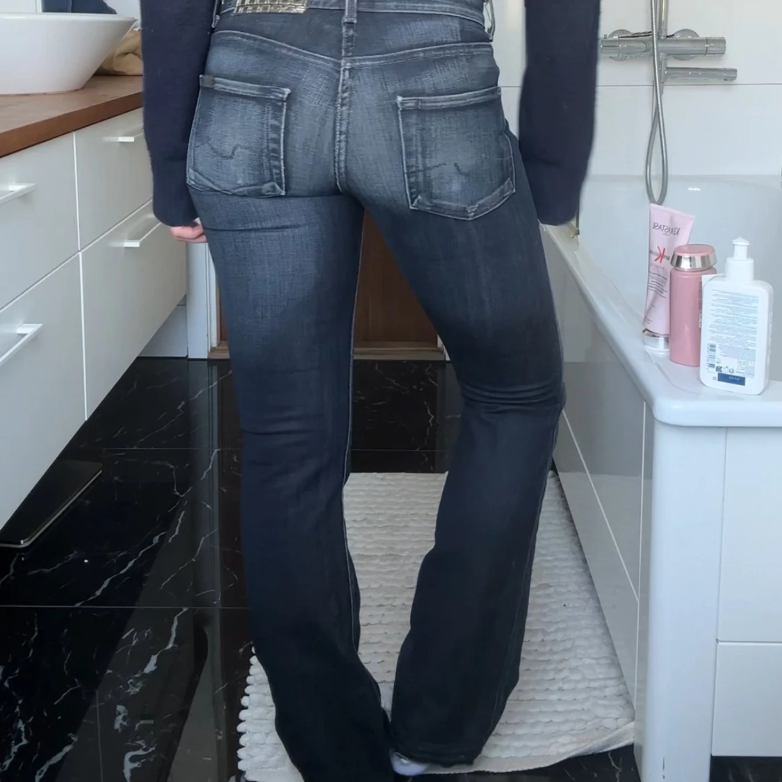 Seven for all mankind mörkblå bootcut jeans - 1