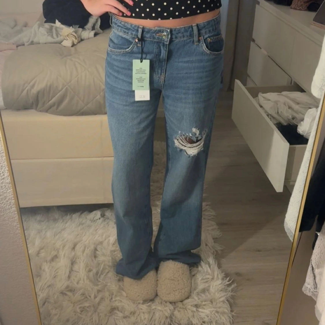 Low Waist wide leg jeans  - 1