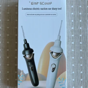 Ear Scoop Luminous Elektrisk Öronsug - Elektrisk luminous öronrensare för enklare och säkrare öronrengöring. Modellen är EC-21. Laddningsspänning: 5VDC1A/2A. Storlek på förpackningen: 248x113x39mm.