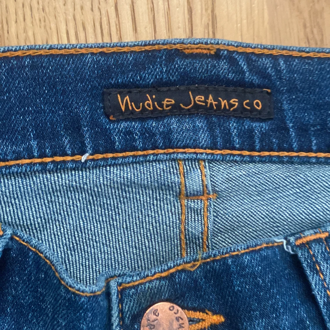 Nudie Jeans blå jeans, storlek 29/30 - 4