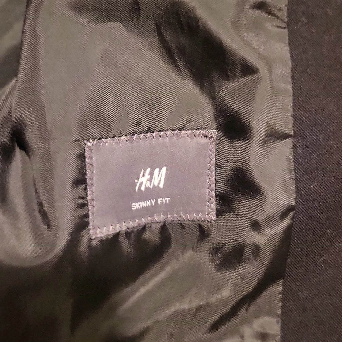 Svart kavaj Skinny Fit från H&M - 1