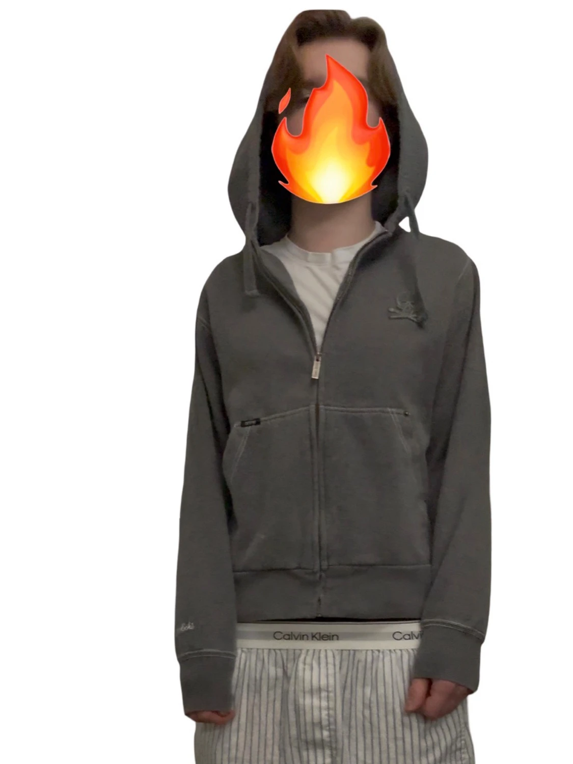 Grå Mark Eckō hoodie  - 1