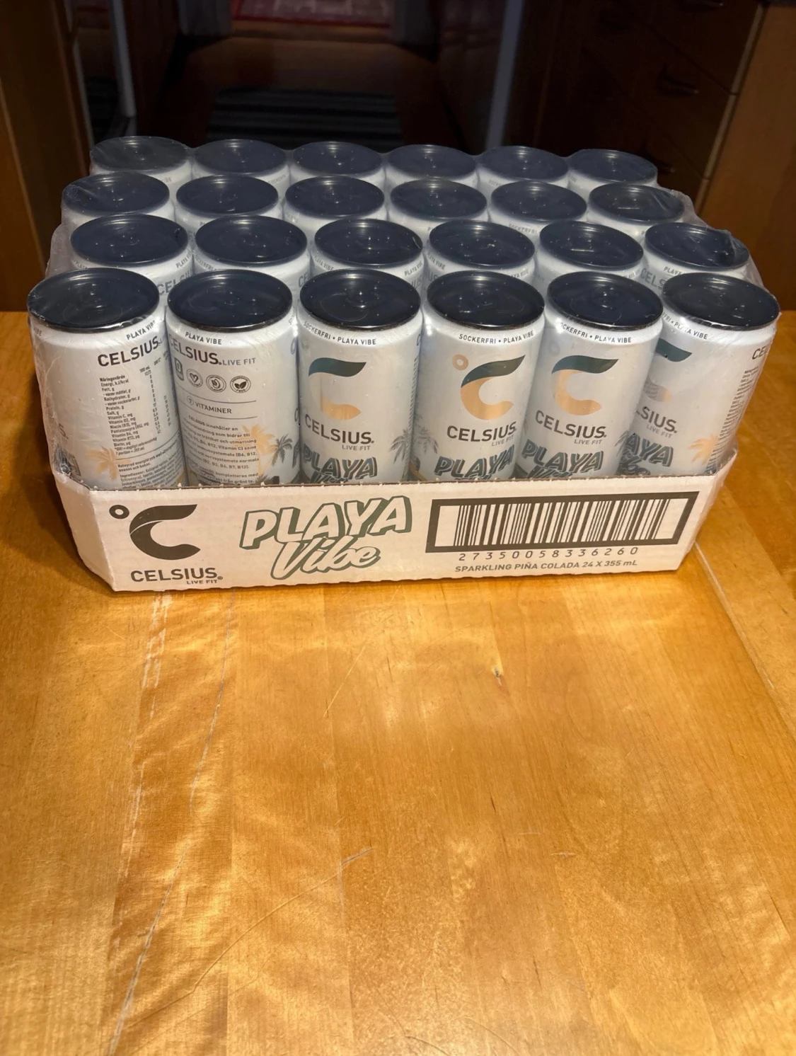 Ett flak Celsius Playa Vibe