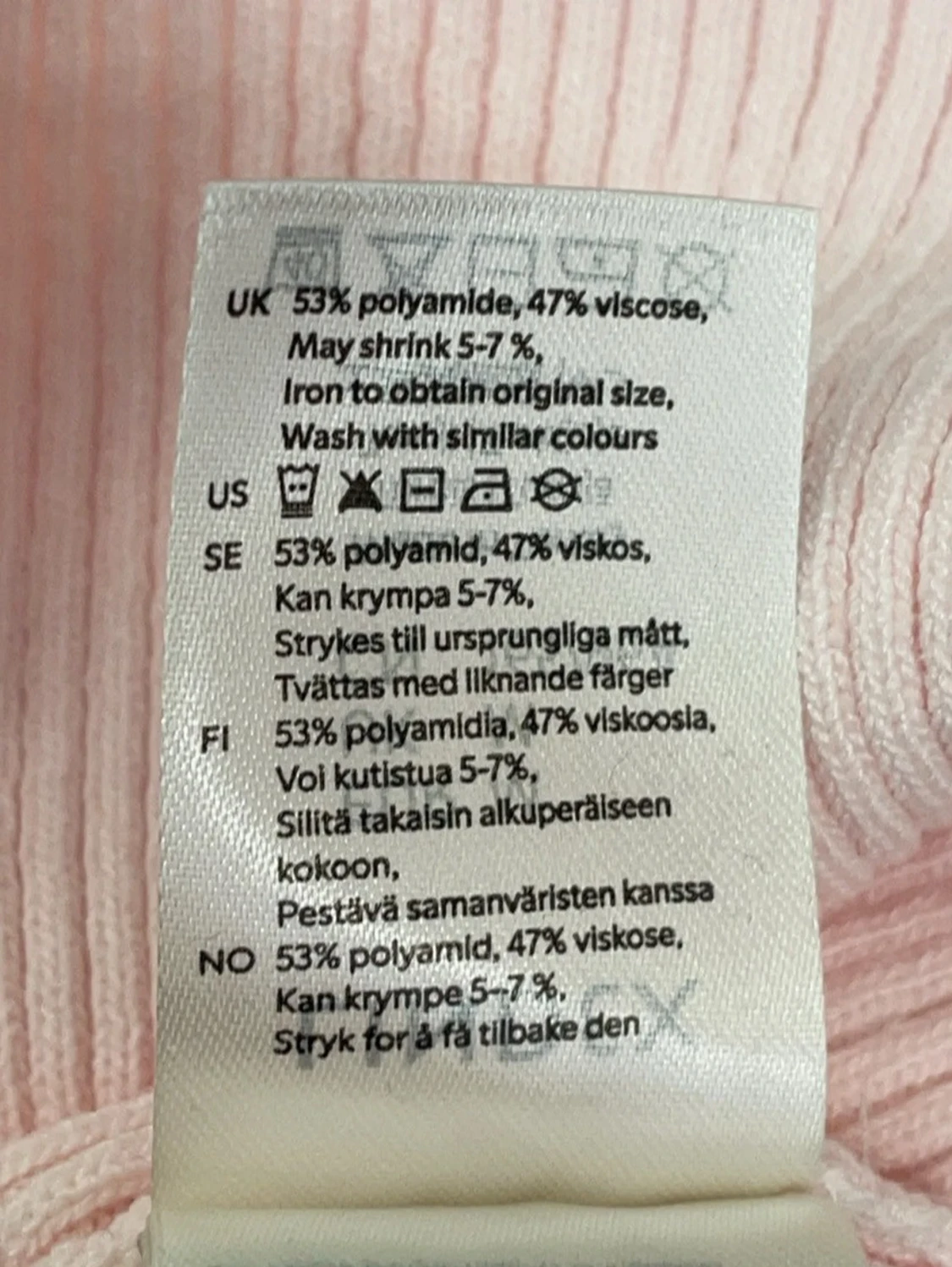 Ljusrosa Lindex topp - 3