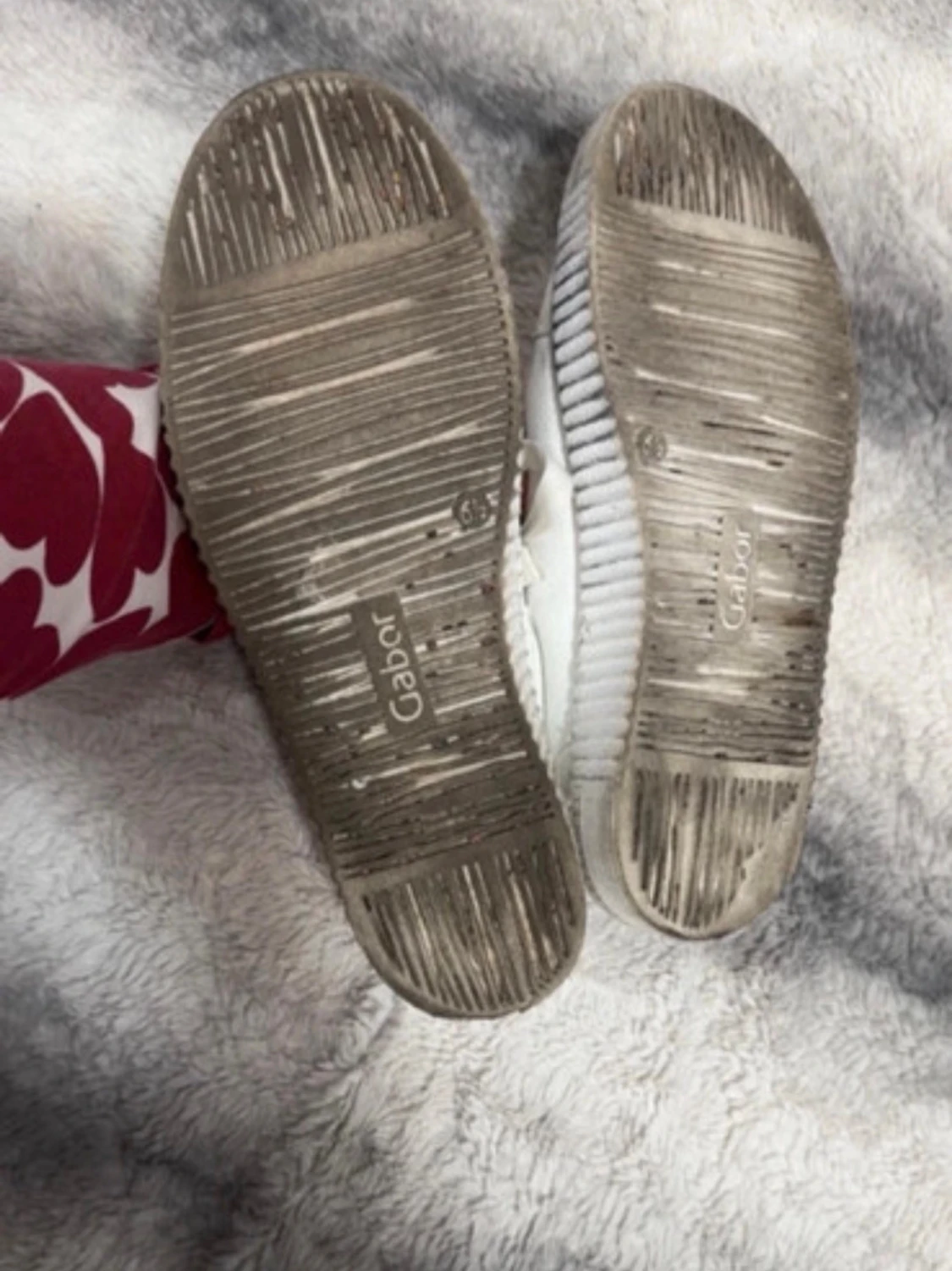 Vita sneakers från Gabor med dragkedja - 4