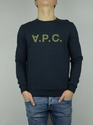 A.P.C. sweatshirt  - A.P.C. SWEATSHIRT  Storlek : S  Passform : Normal   Användning : Tröjan är i ett fint skick utan defekter  Nypris : Cirka 2000SEK  Modellen på bilen är 182CM och väger 75KG