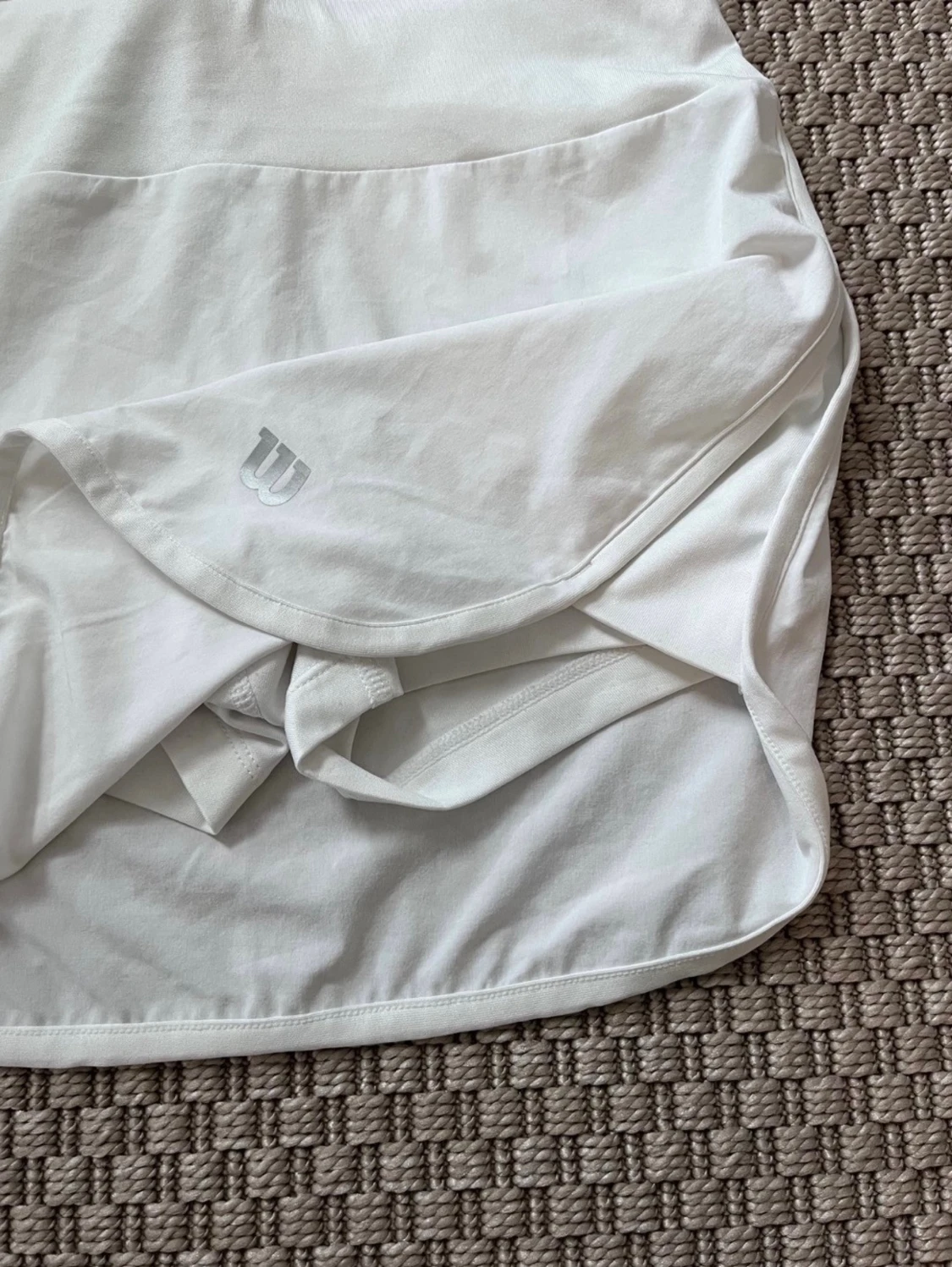 Wilson padelkjol tenniskjol XS vit - 1