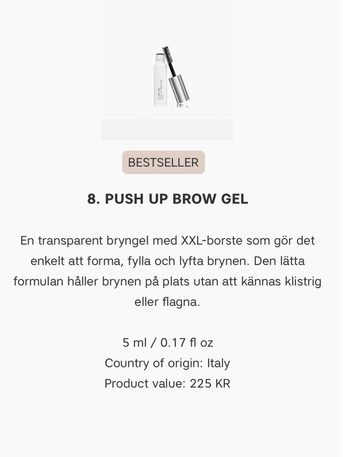 Caia ögonbrynsgele  - 1