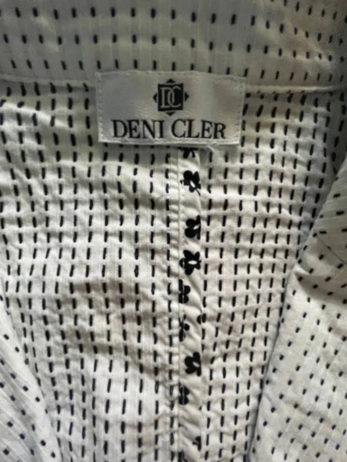 Vit rutig kavaj från Deni Cler - 2