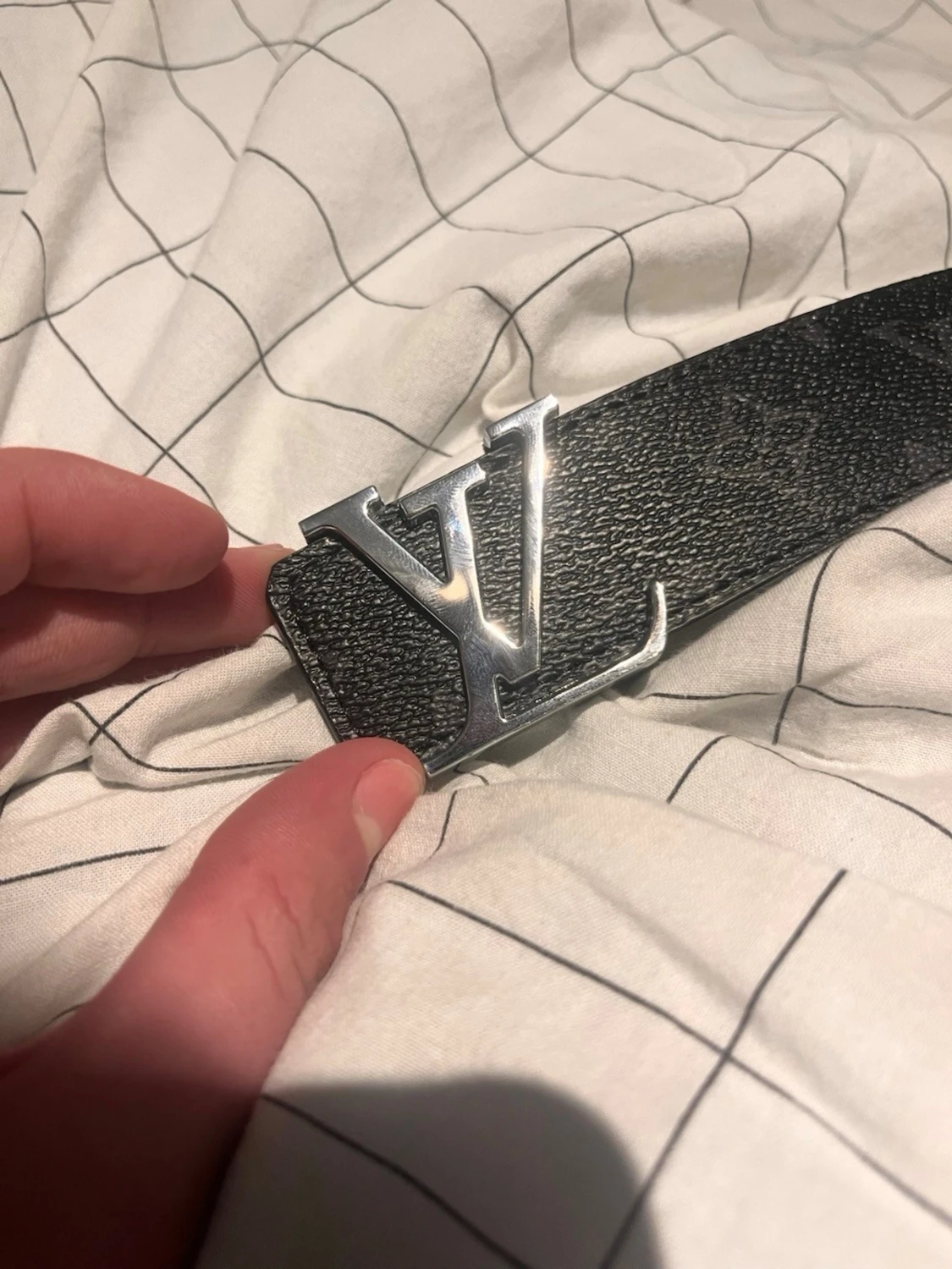 Svart bälte med silver spänne - 2