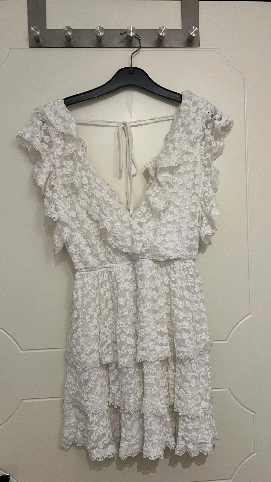 Vit studentklänning 