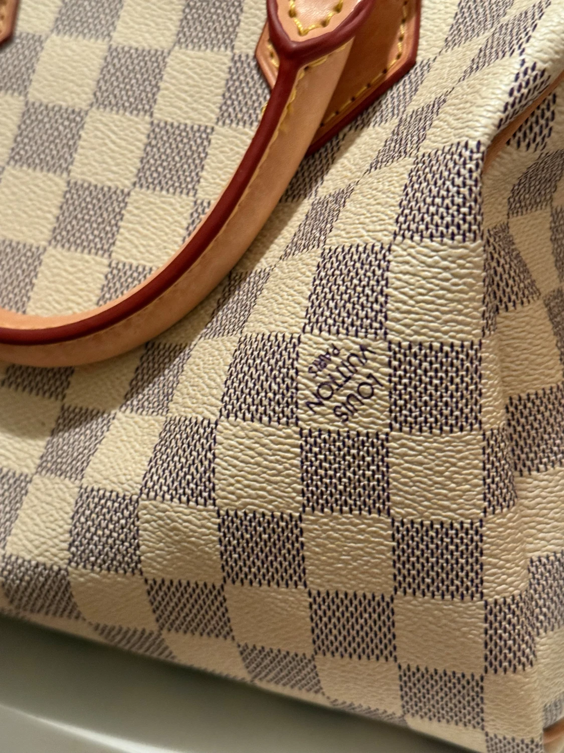 Louis Vuitton Damier handväska beige - 1