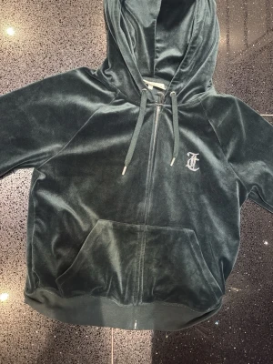 Juicy Couture ziphoodie - Mörkgrön Juicy Couture hoodie