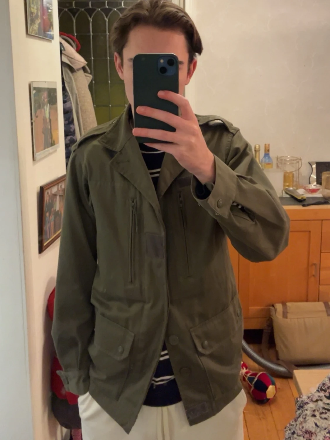 Olivgrön fieldjacket från WAREIN - 3